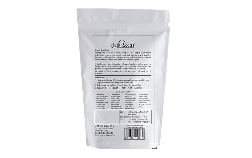 Healthsootra Organic Ashwagandha winter Curry Powder    Pack  200 grams